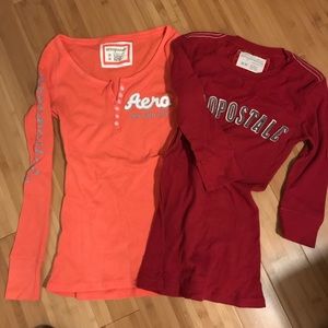 Aeropostale thermal shirts